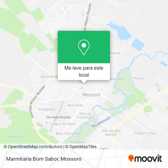 Marmitaria Bom Sabor mapa