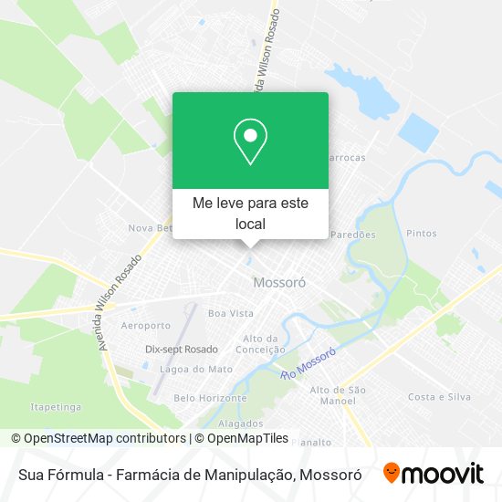 Sua Fórmula - Farmácia de Manipulação mapa