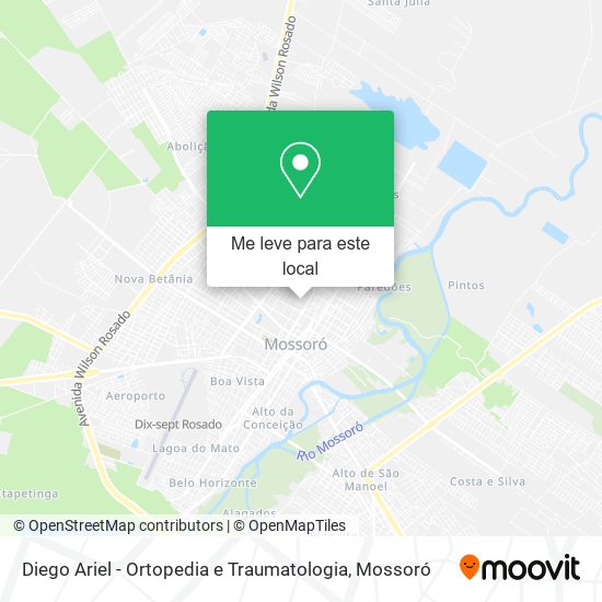 Diego Ariel - Ortopedia e Traumatologia mapa