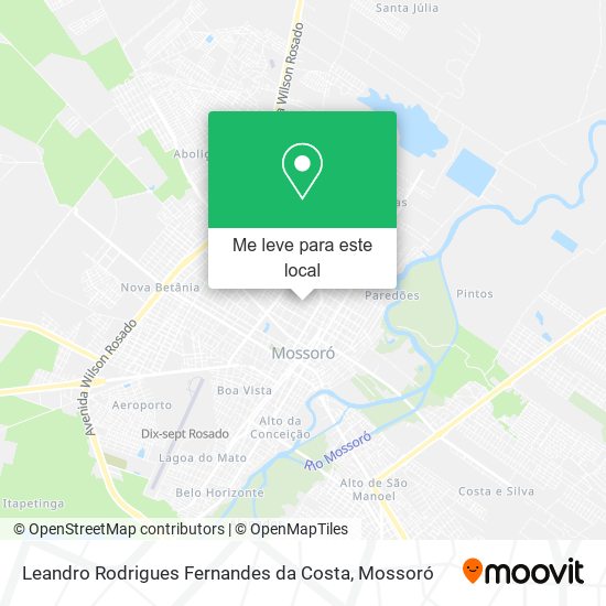 Leandro Rodrigues Fernandes da Costa mapa