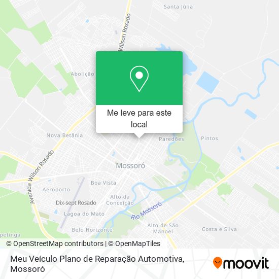 Meu Veículo Plano de Reparação Automotiva mapa