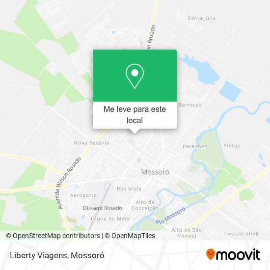 Liberty Viagens mapa