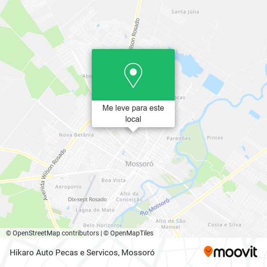 Hikaro Auto Pecas e Servicos mapa