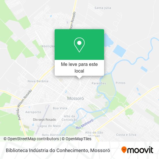 Biblioteca Indústria do Conhecimento mapa