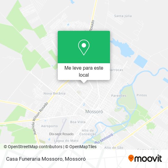 Casa Funeraria Mossoro mapa