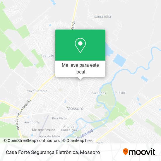 Casa Forte Segurança Eletrõnica mapa