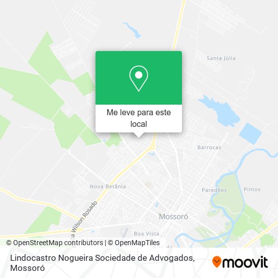 Lindocastro Nogueira Sociedade de Advogados mapa