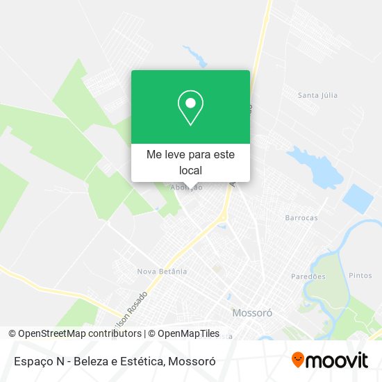 Espaço N - Beleza e Estética mapa