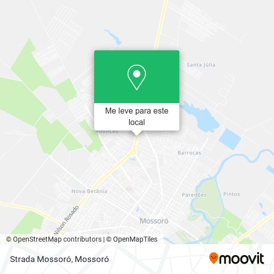 Strada Mossoró mapa