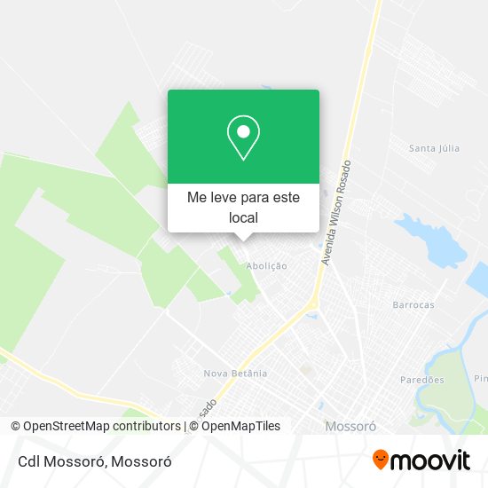 Cdl Mossoró mapa