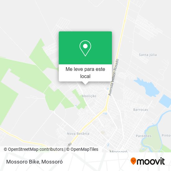 Mossoro Bike mapa
