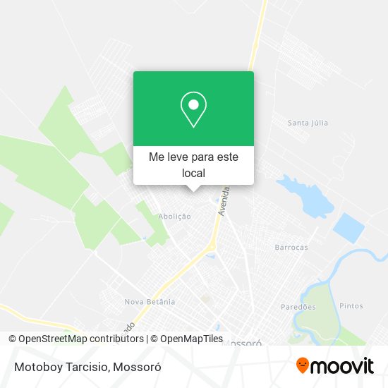 Motoboy Tarcisio mapa