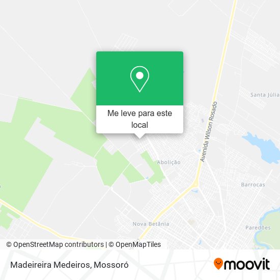 Madeireira Medeiros mapa