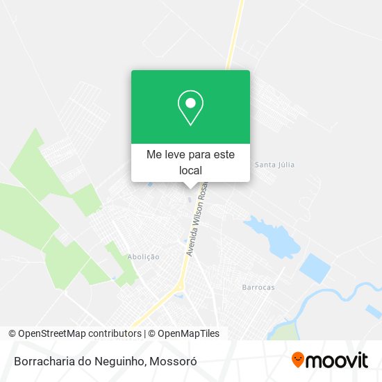 Borracharia do Neguinho mapa