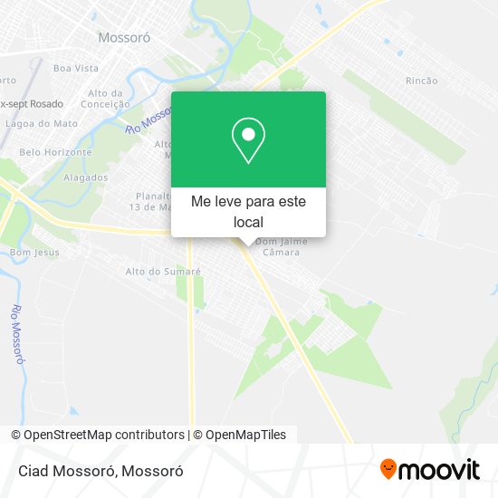 Ciad Mossoró mapa
