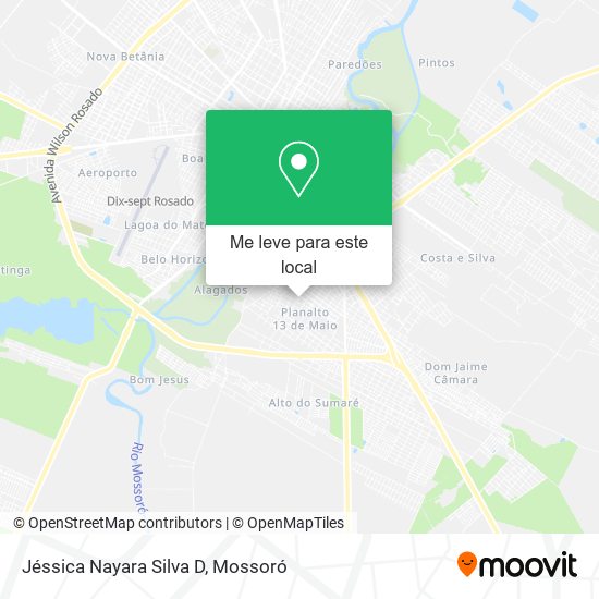 Jéssica Nayara Silva D mapa