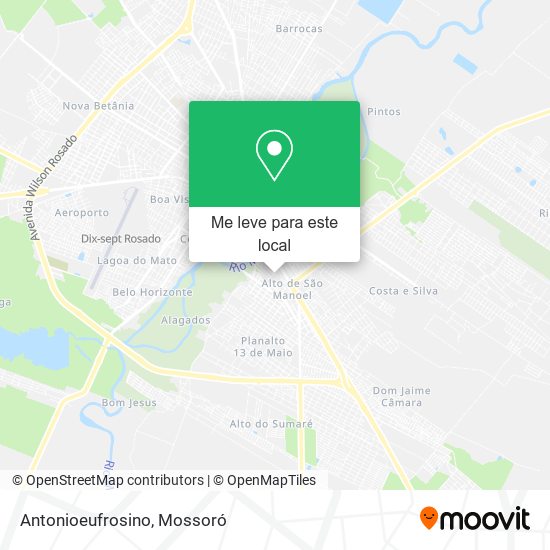 Antonioeufrosino mapa