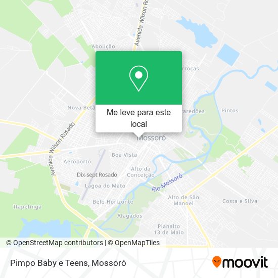 Pimpo Baby e Teens mapa