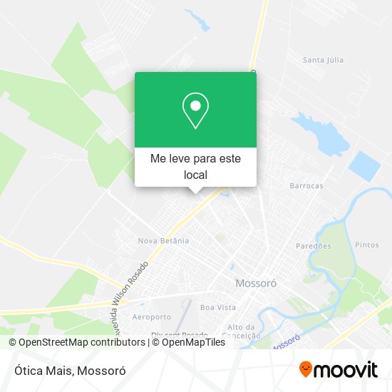 Ótica Mais mapa