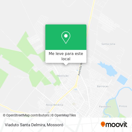 Viaduto Santa Delmira mapa