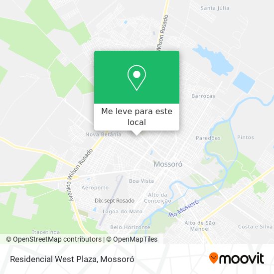 Residencial West Plaza mapa