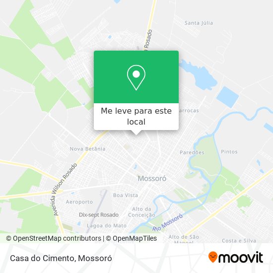 Casa do Cimento mapa