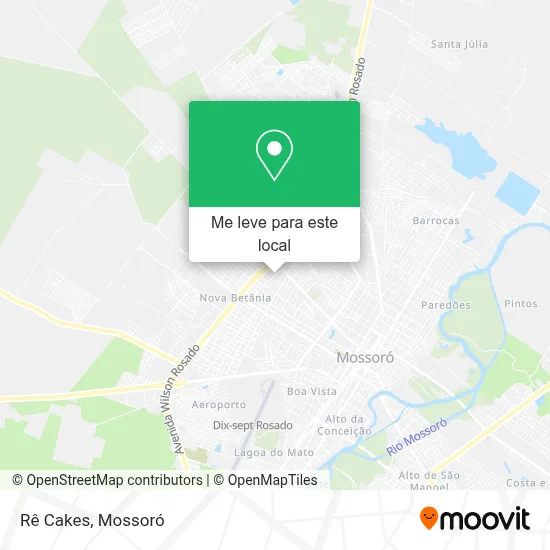 Rê Cakes mapa