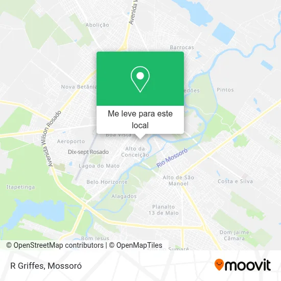 R Griffes mapa