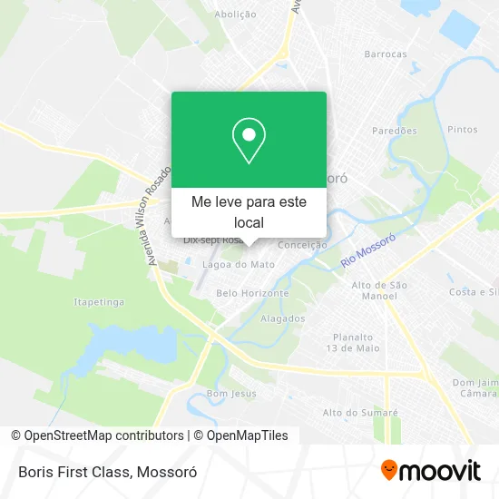 Boris First Class mapa