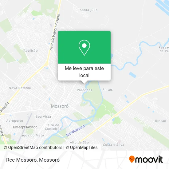 Rcc Mossoro mapa