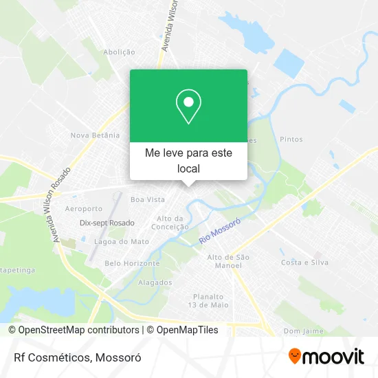 Rf Cosméticos mapa