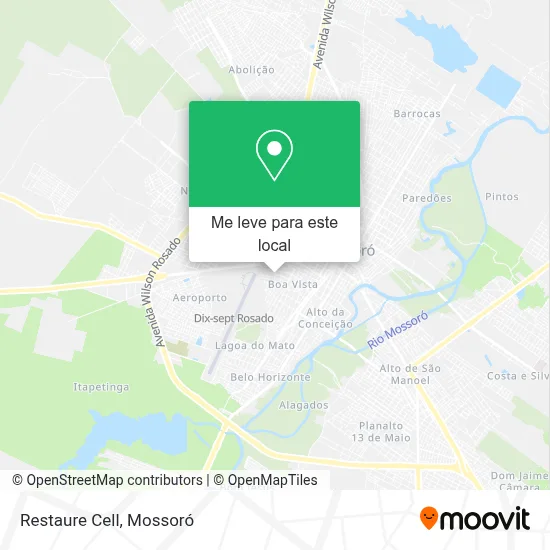 Restaure Cell mapa