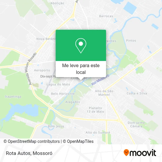 Rota Autos mapa