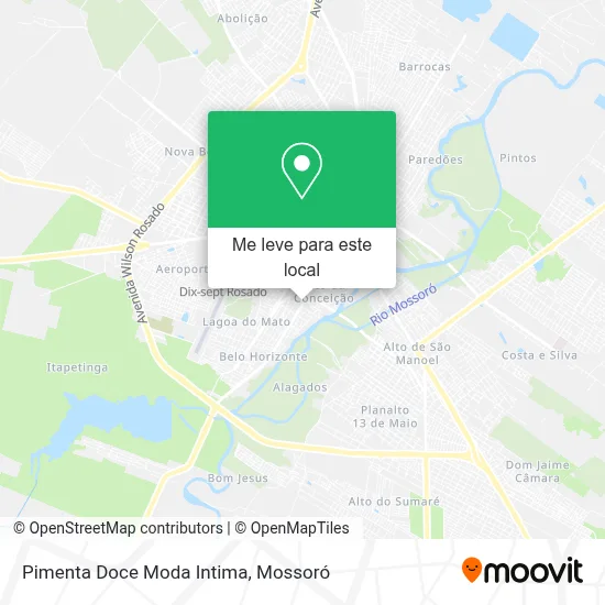 Pimenta Doce Moda Intima mapa