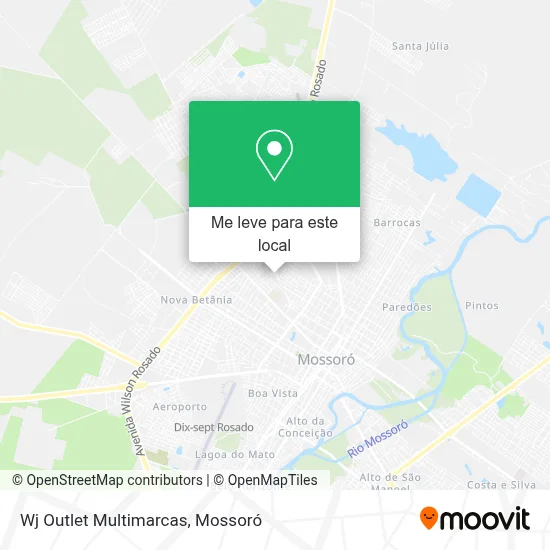 Wj Outlet Multimarcas mapa