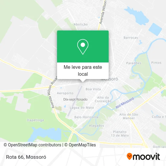 Rota 66 mapa
