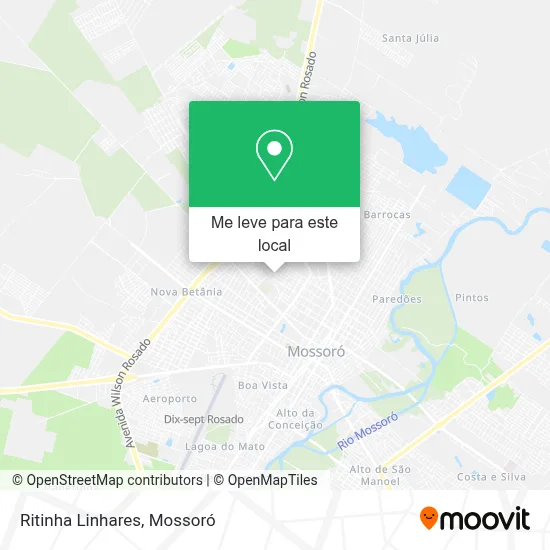 Ritinha Linhares mapa