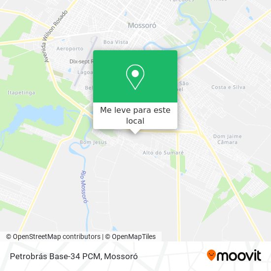 Petrobrás Base-34 PCM mapa