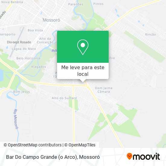 Bar Do Campo Grande (o Arco) mapa