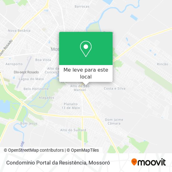 Condomínio Portal da Resistência mapa