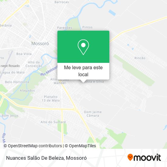 Nuances Salão De Beleza mapa
