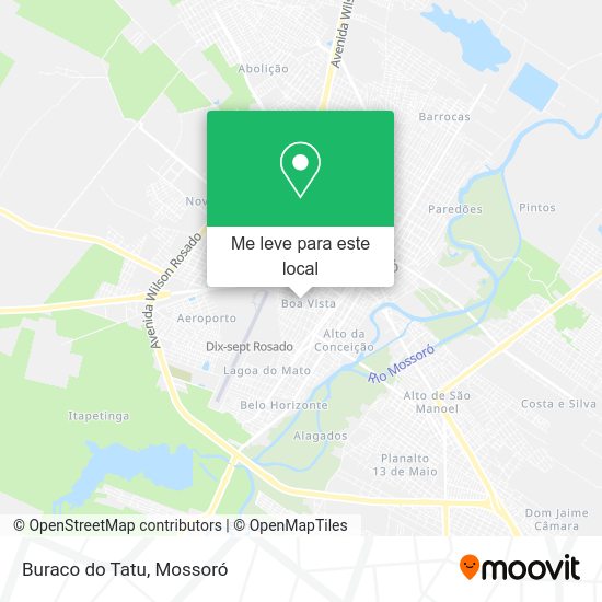 Buraco do Tatu mapa