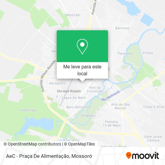AeC - Praça De Alimentação mapa