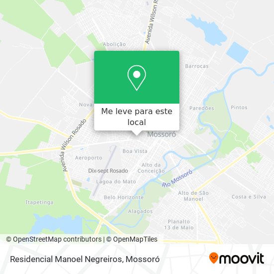 Residencial Manoel Negreiros mapa