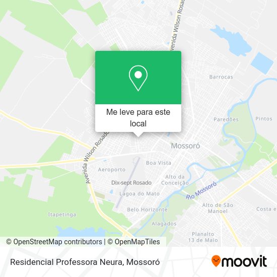 Residencial Professora Neura mapa