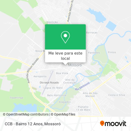 CCB - Bairro 12 Anos mapa