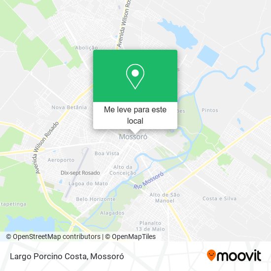 Largo Porcino Costa mapa