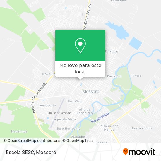 Escola SESC mapa