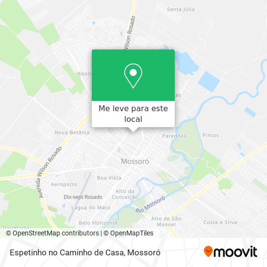 Espetinho no Caminho de Casa mapa
