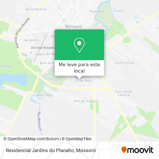 Residencial Jardins do Planalto mapa